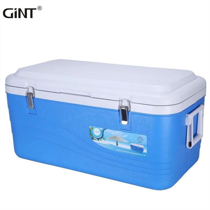 Customized 80 L Plastic Cooler Box Ice Chest Hard Cooler Box